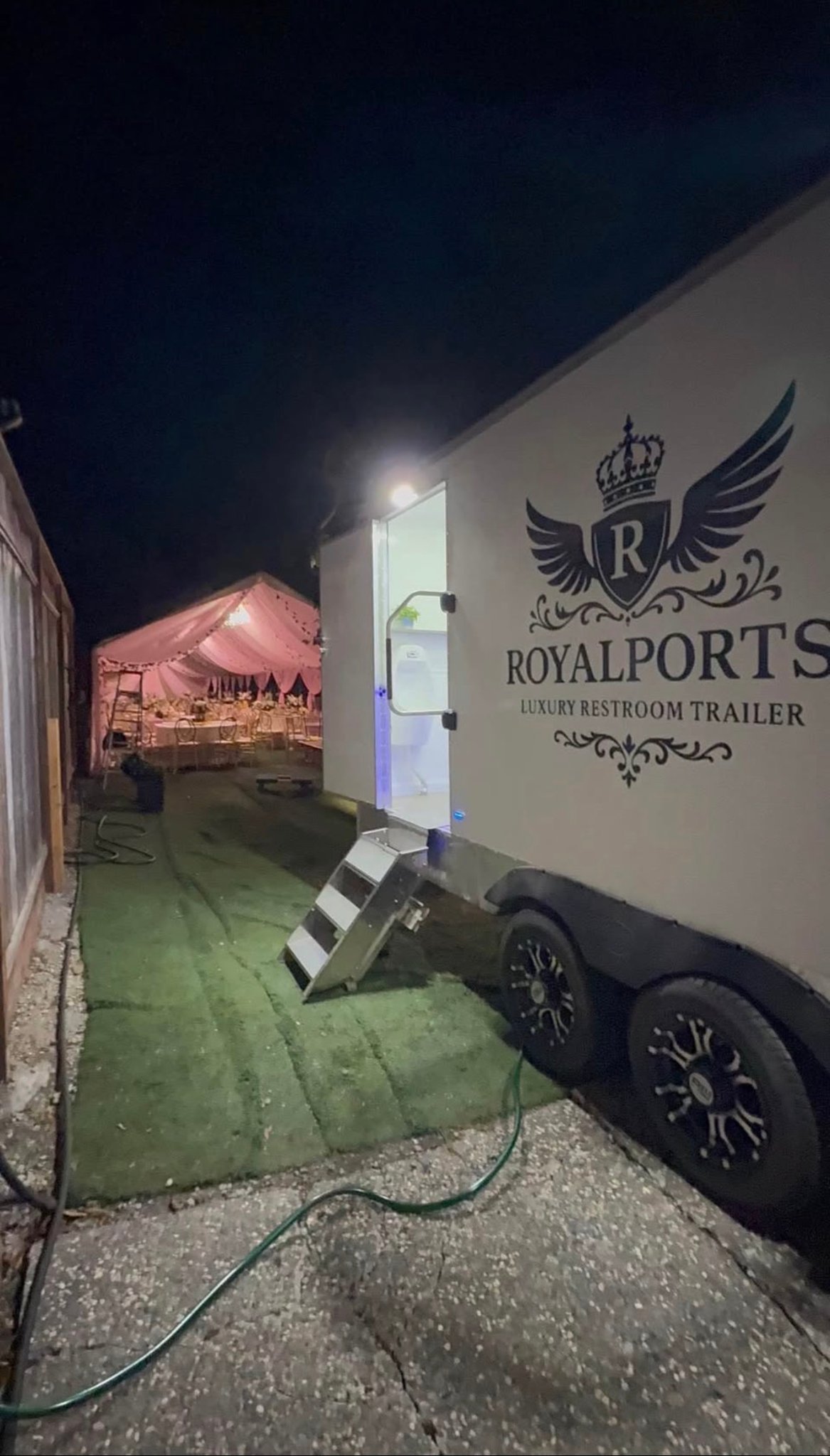 Classic Trailer - Event Setup with Tent
